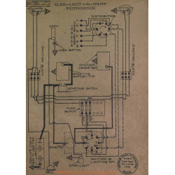 Glide Light 6 40 Schema Electrique 1918 1919 Westinghouse