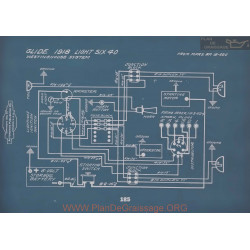 Glide Light Six 40 Schema Electrique 1918