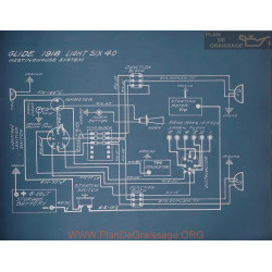 Glide Light Six40 Schema Electrique 1918