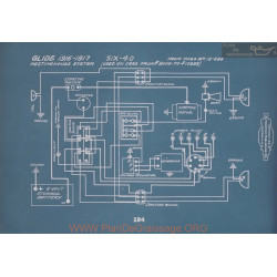 Glide Six 40 Schema Electrique 1916 1917