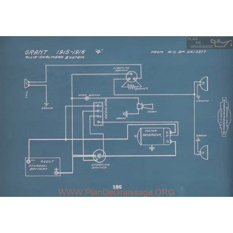 Grant 4 Schema Electrique 1915 1916 V2