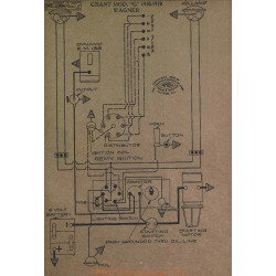 Grant G Schema Electrique 1918 1919 Wagner