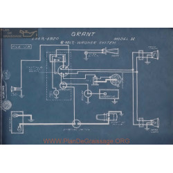 Grant H 6volt Schema Electrique 1919 1920 Wagner