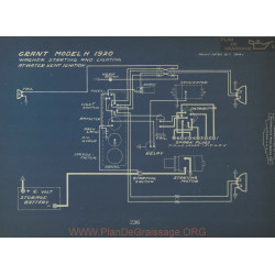 Grant H Schema Electrique 1920 Wagner Kent