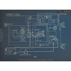 Grant Schema Electrique 1916 Allis Chalmers