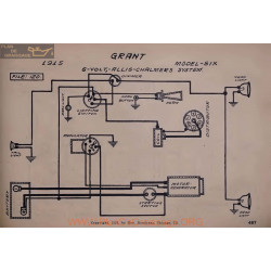 Grant Six 6volt Schema Electrique 1915 Allis Chamers