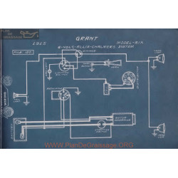 Grant Six 6volt Schema Electrqique 1915 Allis Charmers