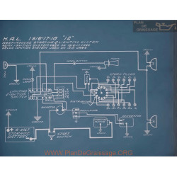 Hal 12 Schema Electrique 1916 1917 1918