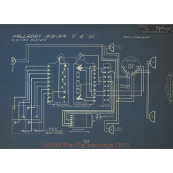 Halladay G 32 Schema Electrique 1913 1914 Electro