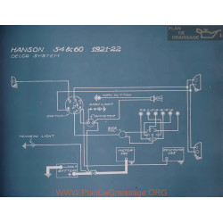 Hanson 54 60 Schema Electrique 1921 1922