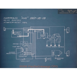 Harroun Aa1 Schema Electrique 1917 1918 1919