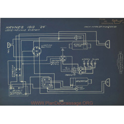 Haynes 24 Schema Electrique 1913 Leece Neville