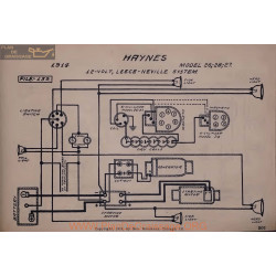 Haynes 26 28 27 12volt Schema Electrique 1914 Leece Neville V2