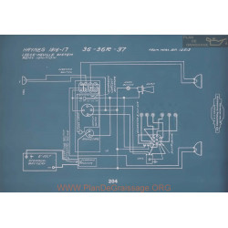 Haynes 36 36r 37 Schema Electrique 1916 1917 V2