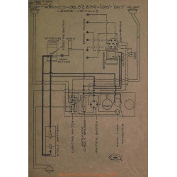 Haynes 36 37 37r Schema Electrique 1916 1917 Leece Neville