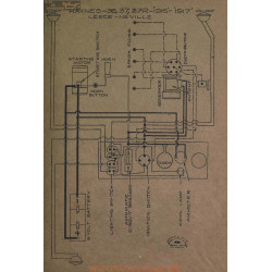 Haynes 36 37 37r Schema Electrique 1916 1917 Leece Neville