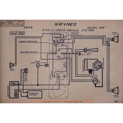 Haynes 45 6volt Schema Electrique 1919 Leece Neville