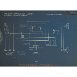 Herff Brooks Schema Electrique 1915 Splitdorf Apelco