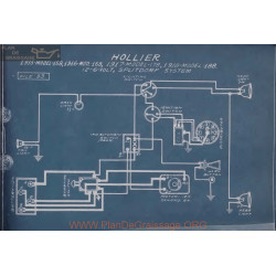 Hollier 158 168 178 188 12volt 6volt Schema Electrique 1915 1916 1917 1918 Splitdorf