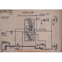 Hollier 186 6volt Schema Electrique 1917 Allis Chalmers