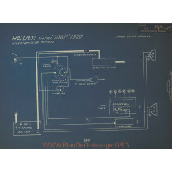 Hollier 206b Schema Electrique 1920 Westinghouse