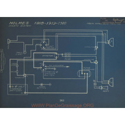 Holmes Schema Electrique 1918 1919 1920 Dyneto