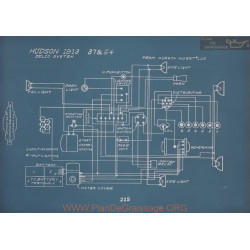 Hudson 37 54 Schema Electrique 1913