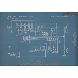Hudson 6 40 Schema Electrique 1914 1915 V2