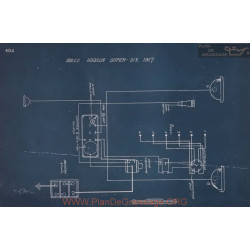 Hudson Super Six Schema Electrique 1917