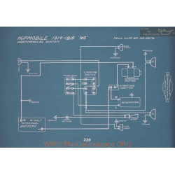 Hupmobile Ha Schema Electrique 1914 1915 V2