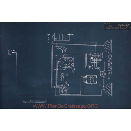 Hupmobile K Schema Electrique 1915 V3