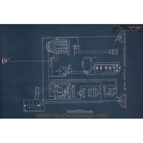 Hupmobile N Schema Electrique 1916 V5