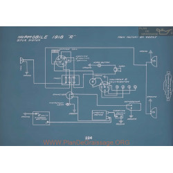 Hupmobile R Schema Electrique 1918 V2