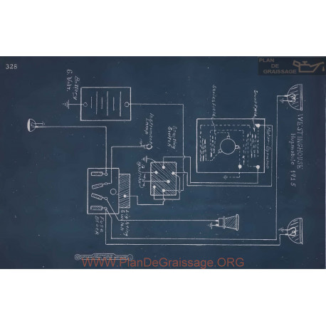 Hupmobile Schema Electrique 1915