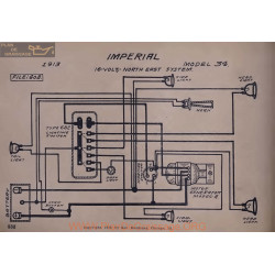 Imperial 34 16volt Schema Electrique 1913 North East