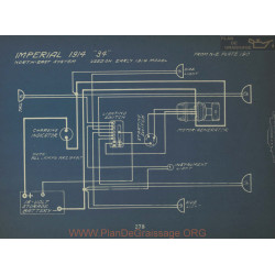 Imperial 34 Schema Electrique 1914 North East