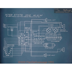 Inter State 40 41 42 Schema Electrique 1912