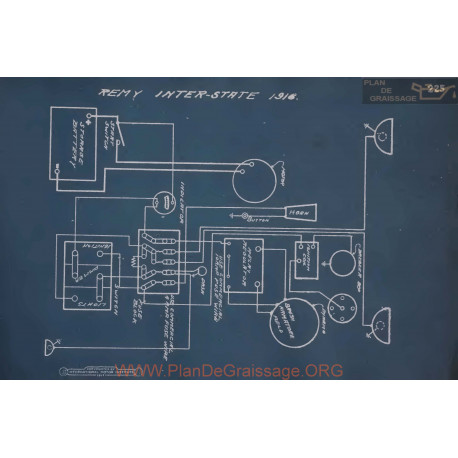 Inter State Schema Electrique 1916