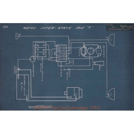 Inter State T Schema Electrique 1915