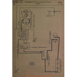 Inter state T Tr Schema Electrique 1917 1918 Remy