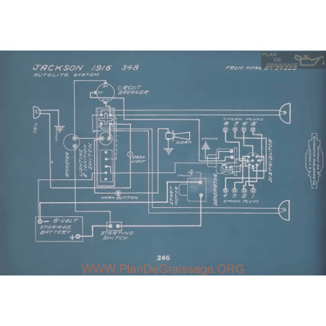 Jackson 348 Schema Electrique 1916 V2