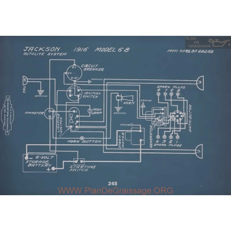 Jackson 38 Schema Electrique 1916