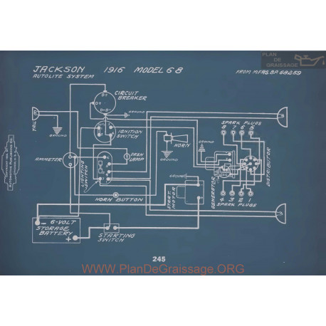 Jackson 38 Schema Electrique 1916