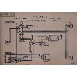 Jackson 44 6volt Schema Electrique 1915 1916 North East V2