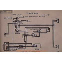 Jackson 44 6volt Schema Electrique 1915 1916 North East V2