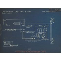 Jackson 48 6 40 Schema Electrique 1915 Delco