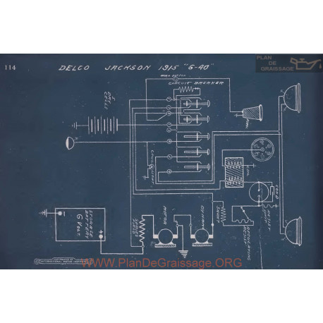 Jackson G40 Schema Electrique 1915