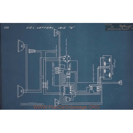 Jeffery 4 Schema Electrique 1915