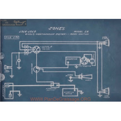 Jones 28 6volt Schema Electrique 1918 1919 Westinghouse Remy