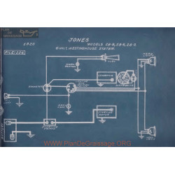 Jones 28b 28e 28g 6volt Schema Electrique 1920 Westinghouse